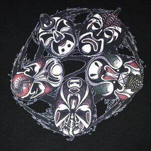 Five Deadly Venoms Black Graphic T-Shirt Shaw Brothers Kung Fu 3XL